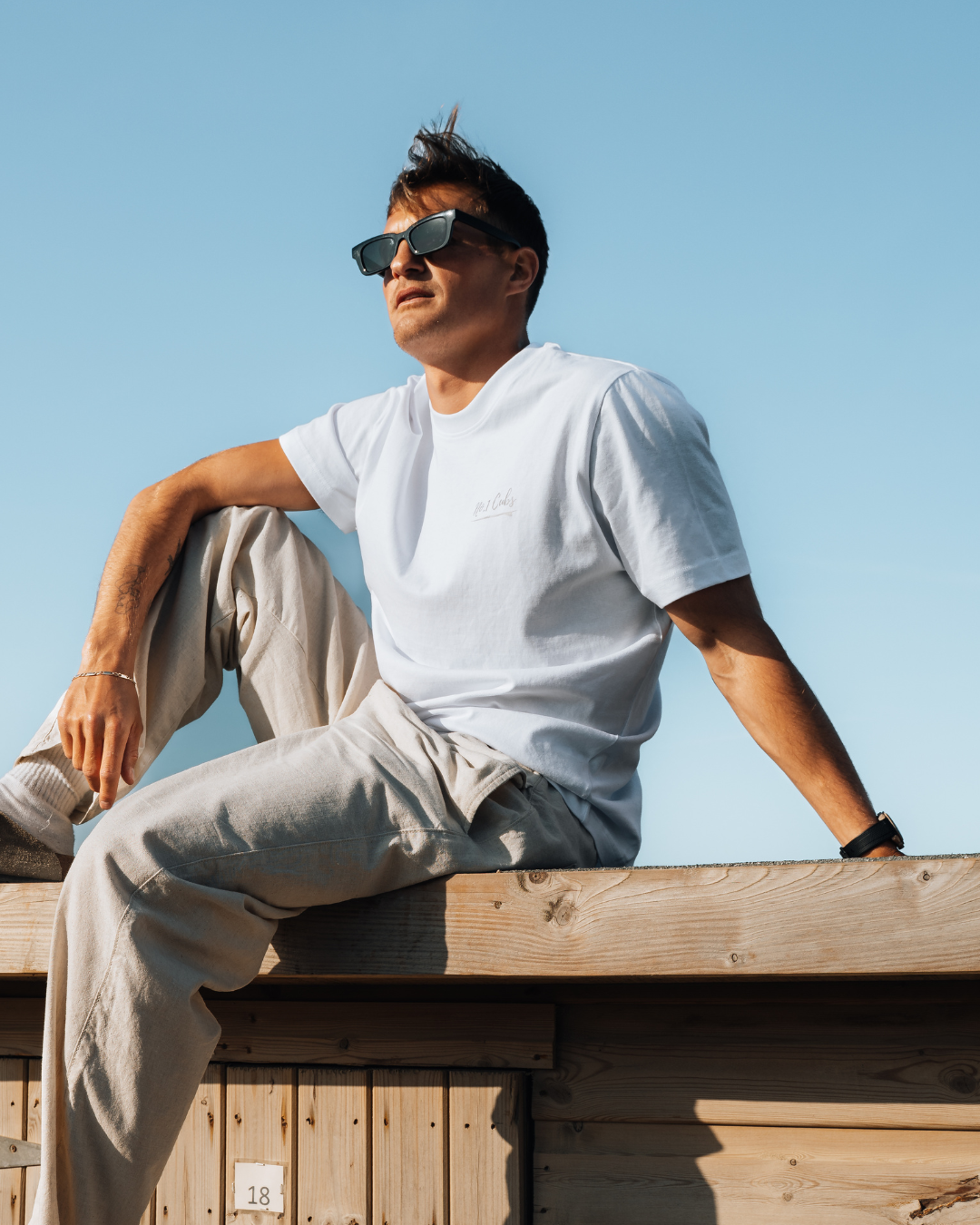 Waves White T-Shirt