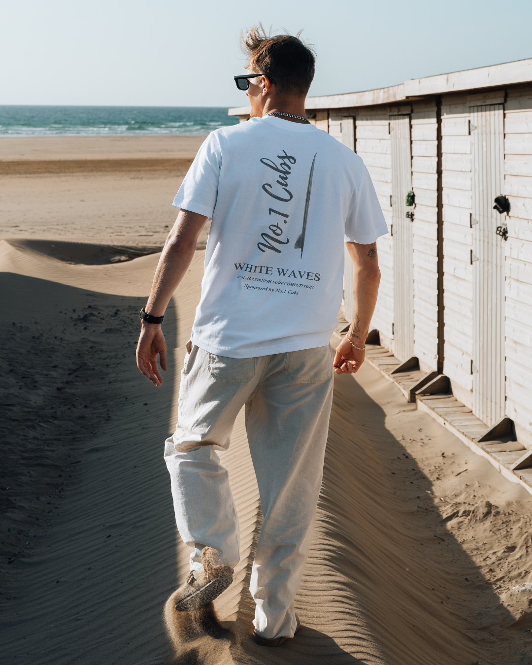 Waves White T-Shirt