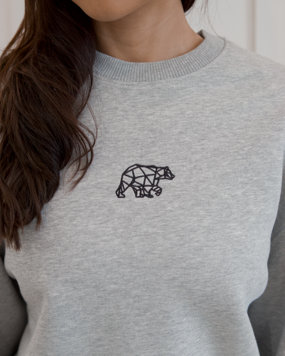 Bear Basic Heavyweight Sweatshirt - Grey