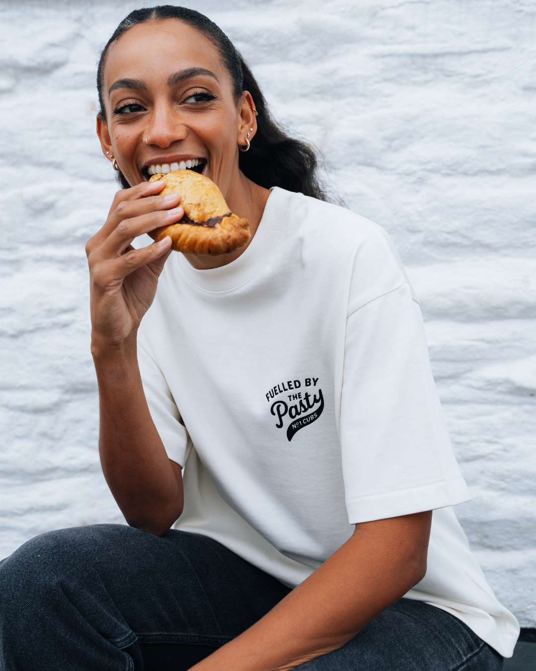 Fuelled By Pasty Cornish Cream T-Shirt