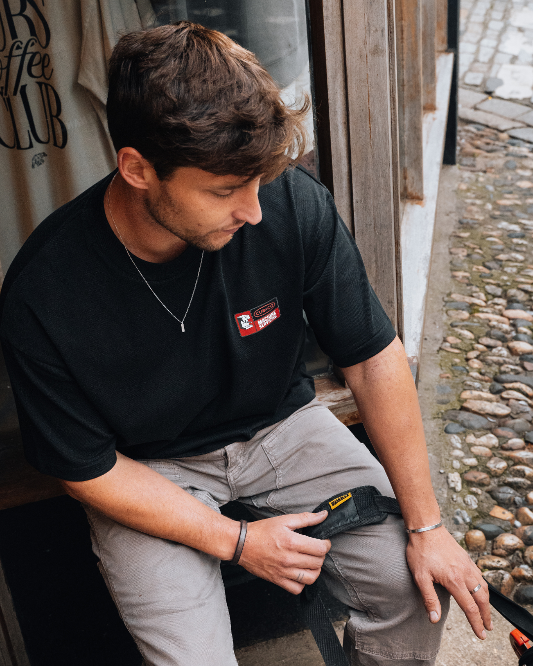 Coffee Maintenance Black T-Shirt