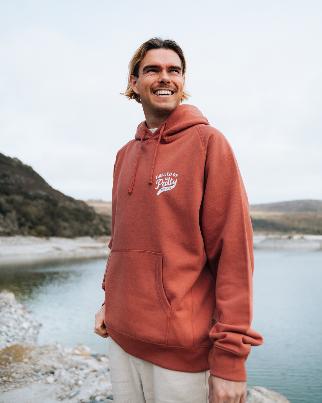 Fuelled By Pasty Burnt Orange Hoodie
