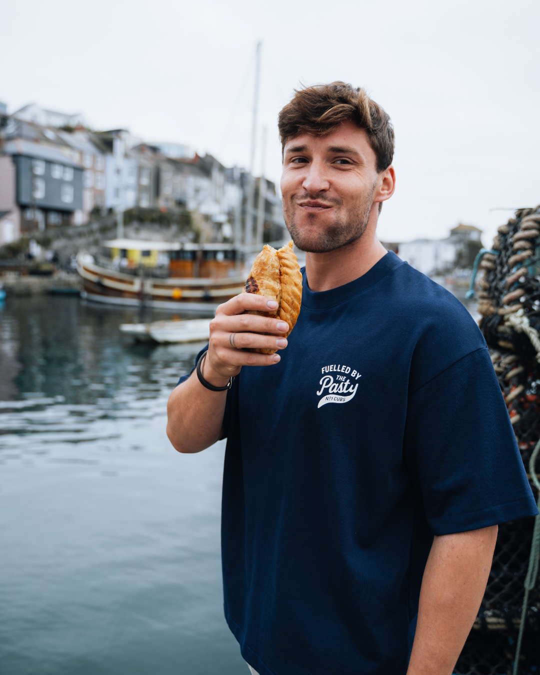 Fuelled By Pasty Navy T-Shirt