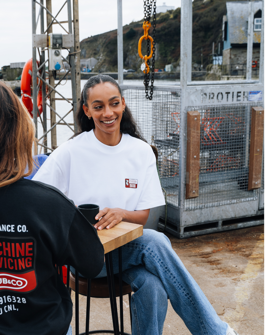 Maintenance Heavyweight Box T-Shirt - White