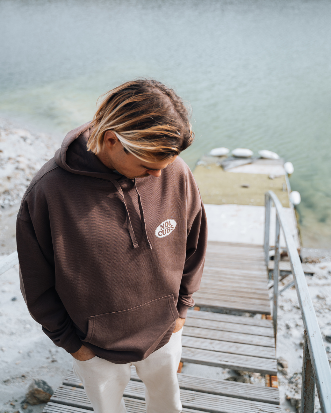 Oval Brown Hoodie