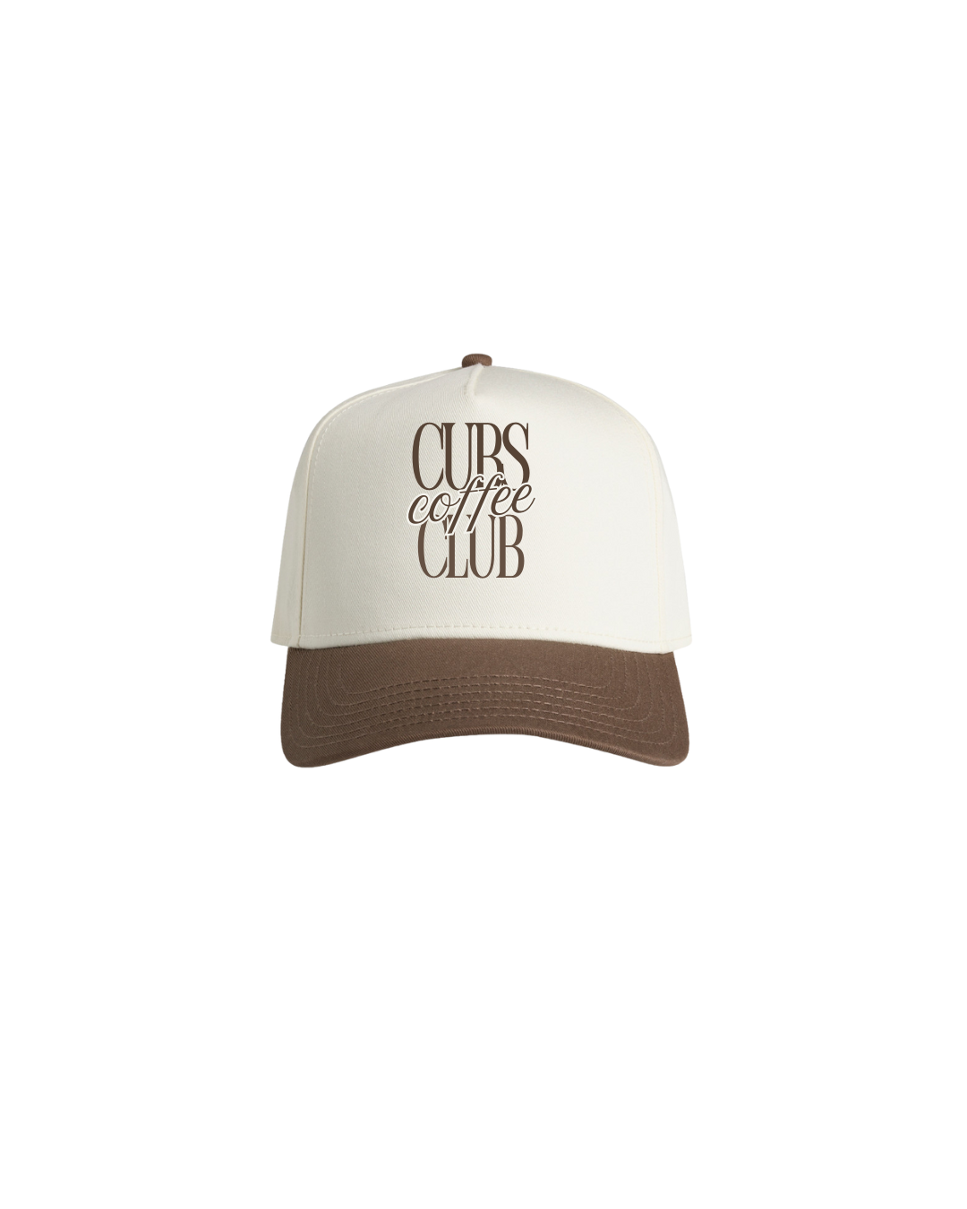 Coffee Club Walnut & White Cap