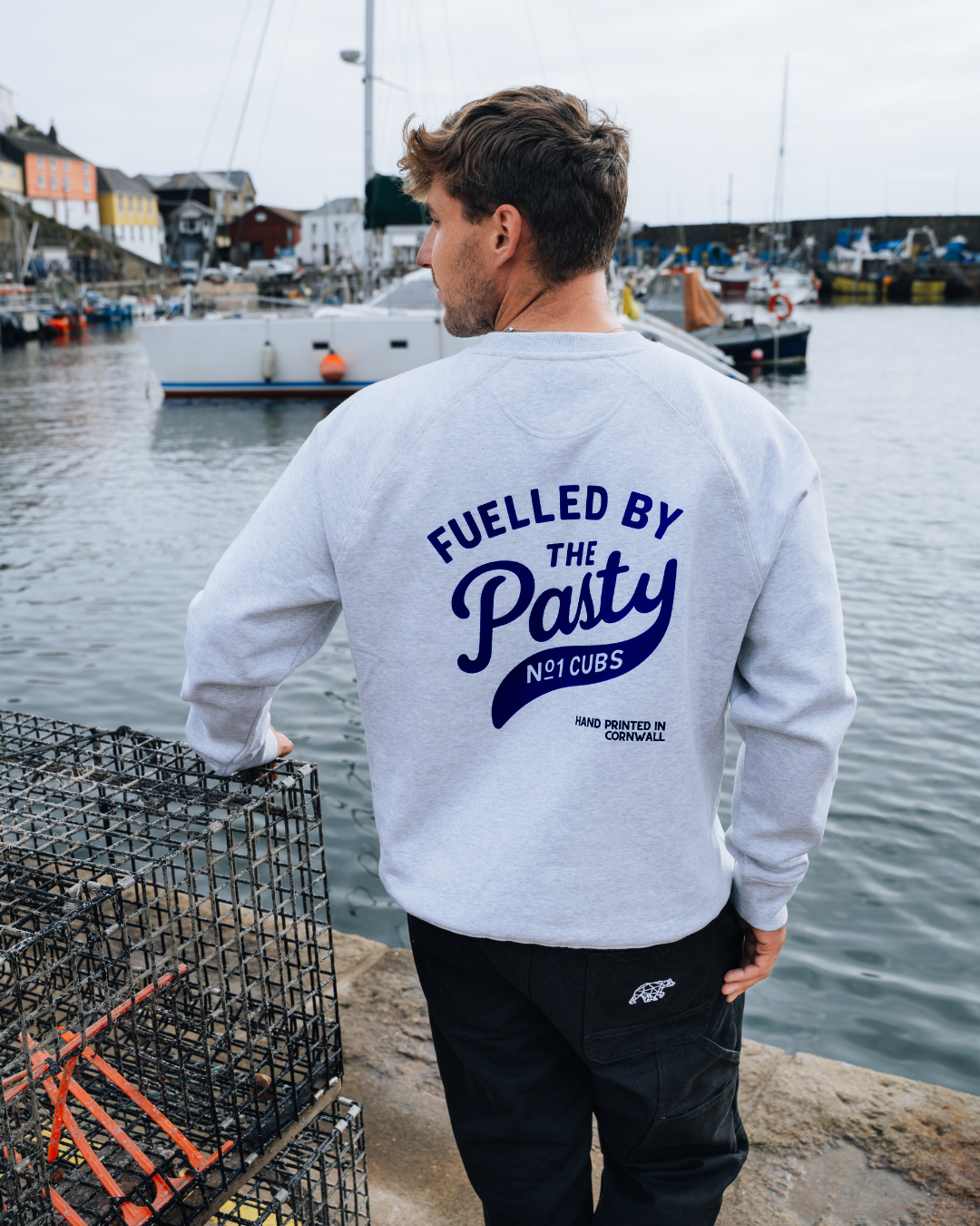 Fuelled By Pasty Ash Grey Sweatshirt