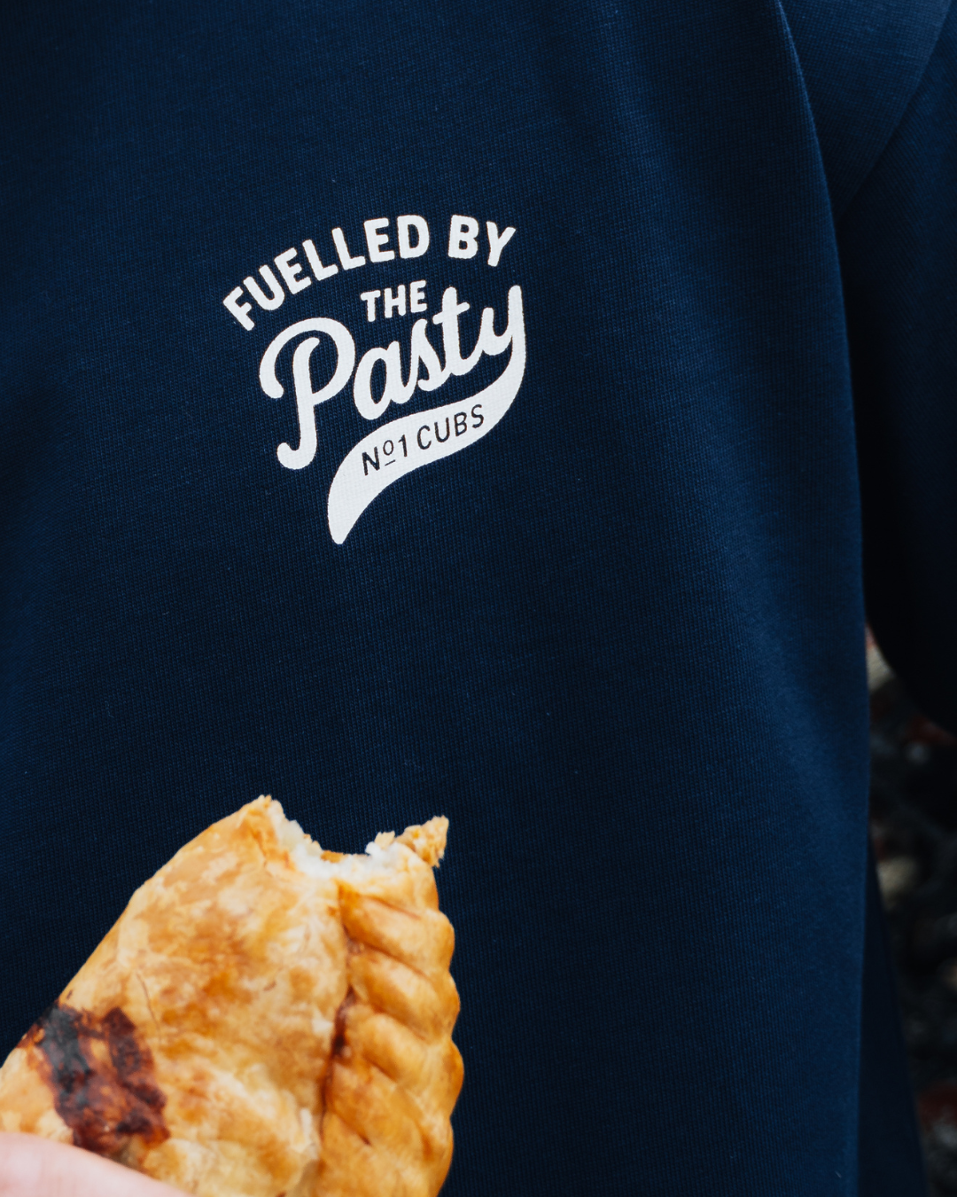 Fuelled By Pasty Navy T-Shirt