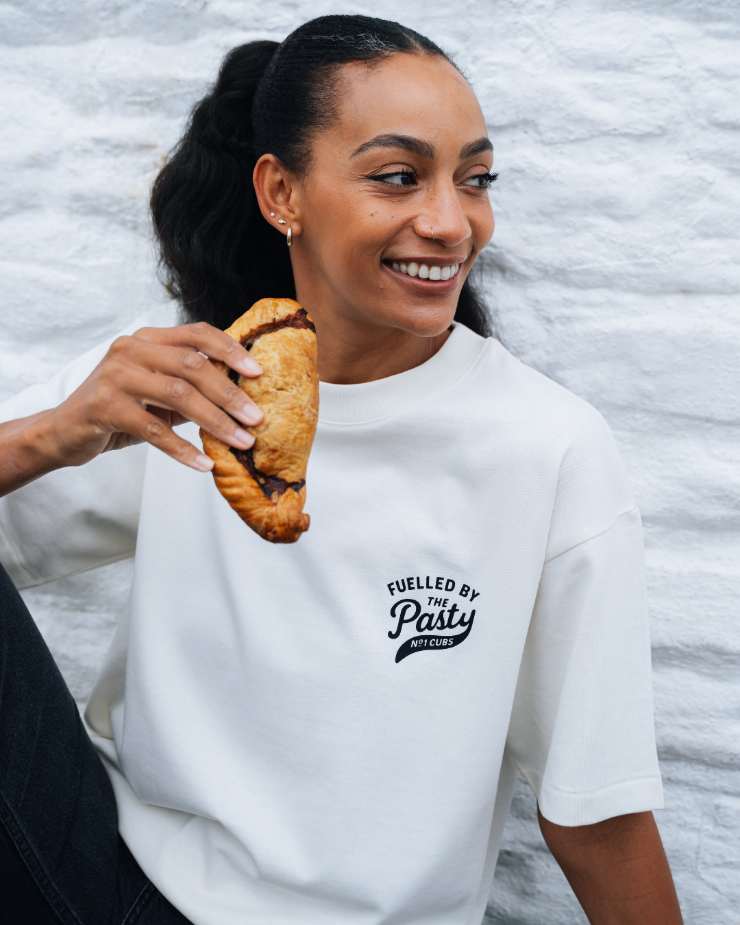 Fuelled By Pasty Cornish Cream T-Shirt