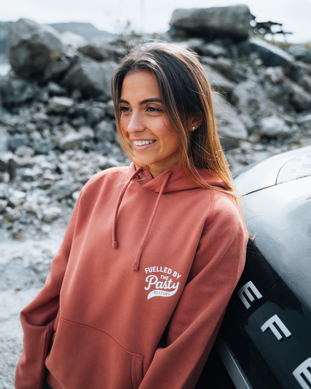 Fuelled By Pasty Burnt Orange Hoodie