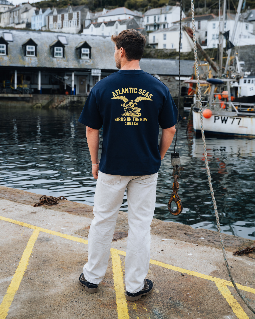 Atlantic Seas Navy T-Shirt