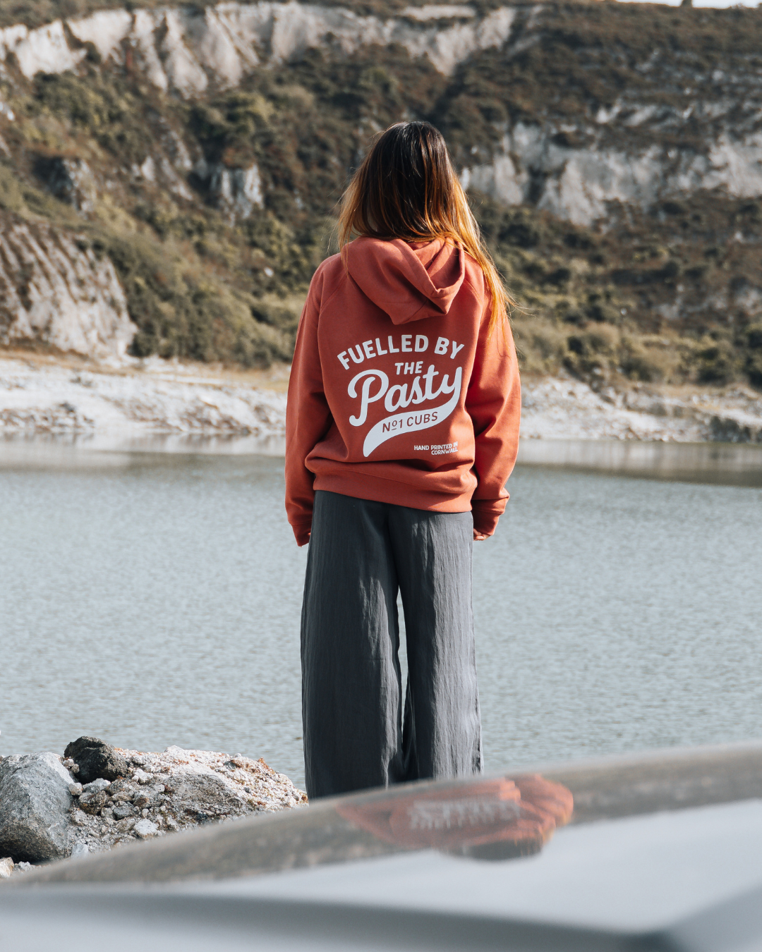 Fuelled By Pasty Burnt Orange Hoodie