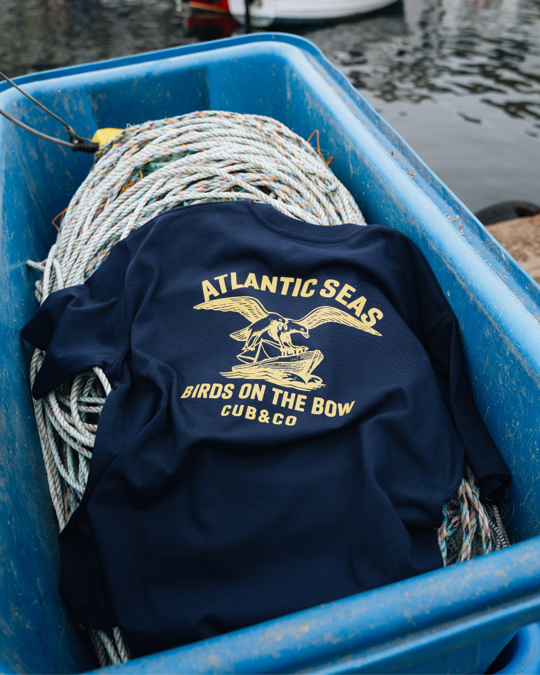 Atlantic Seas Navy T-Shirt