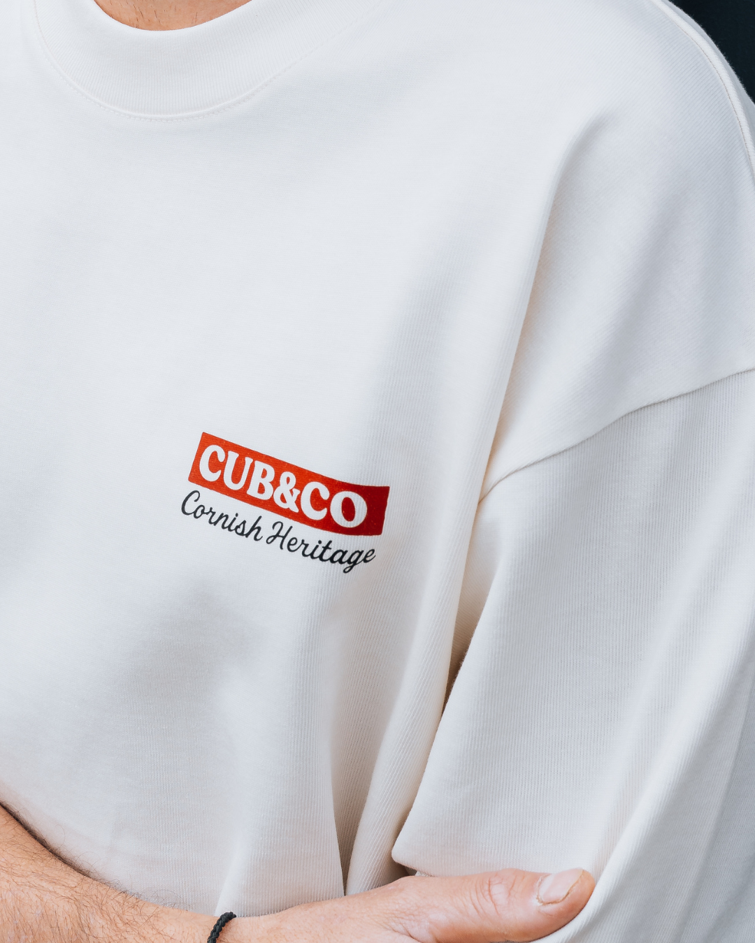 Coastal Cliffs Cornish Cream T-Shirt