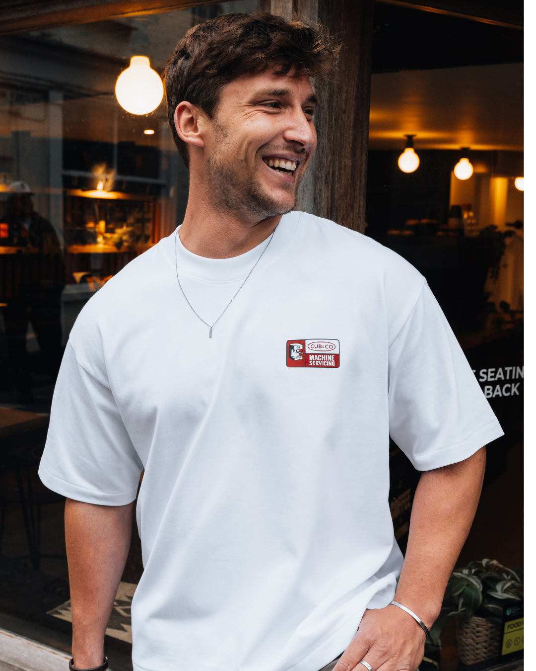 Coffee Maintenance White T-Shirt