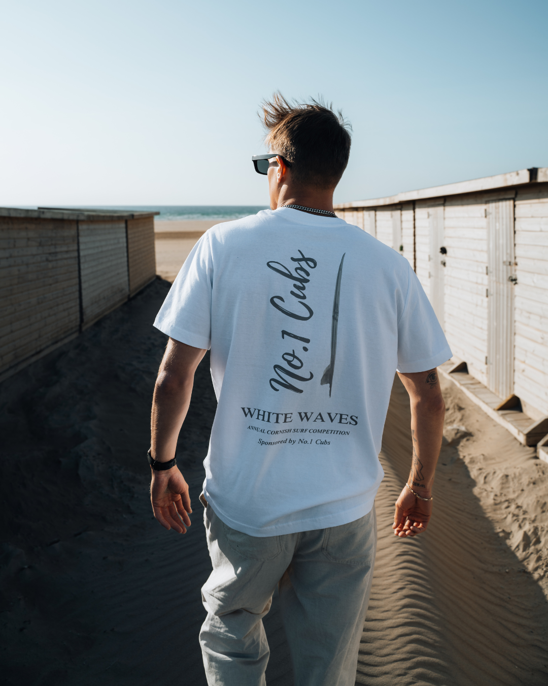 Waves White T-Shirt