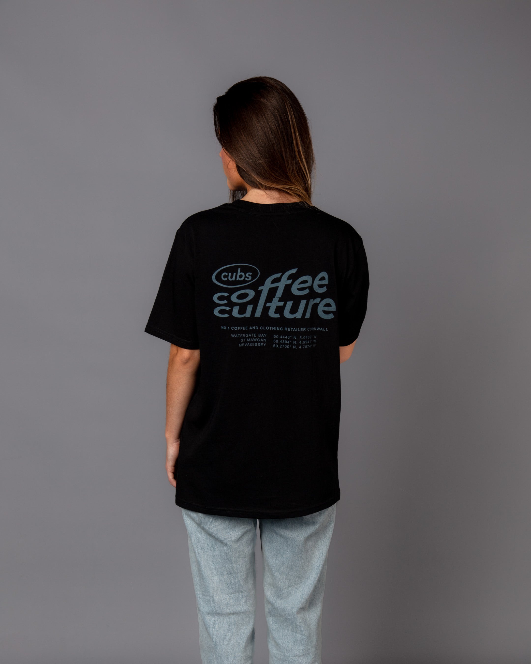Cubs Coffee Culture Black T-Shirt
