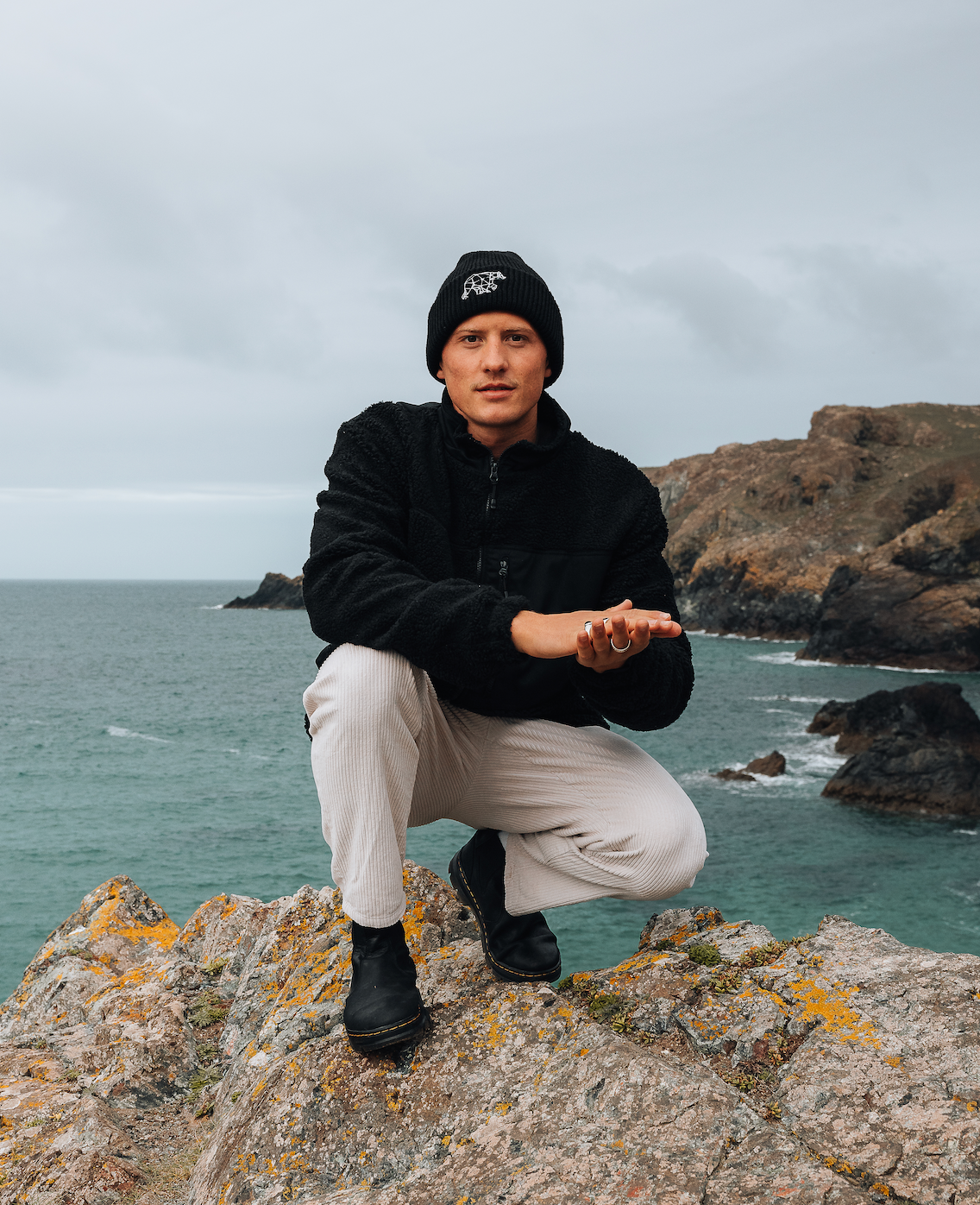 Polybear Black Beanie