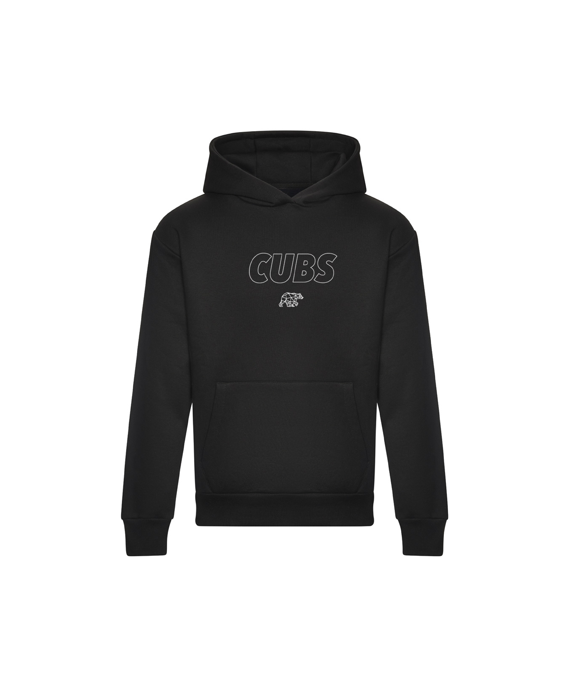 CUBS LOGO BLACK HOODIE NEW No.1 Cubs