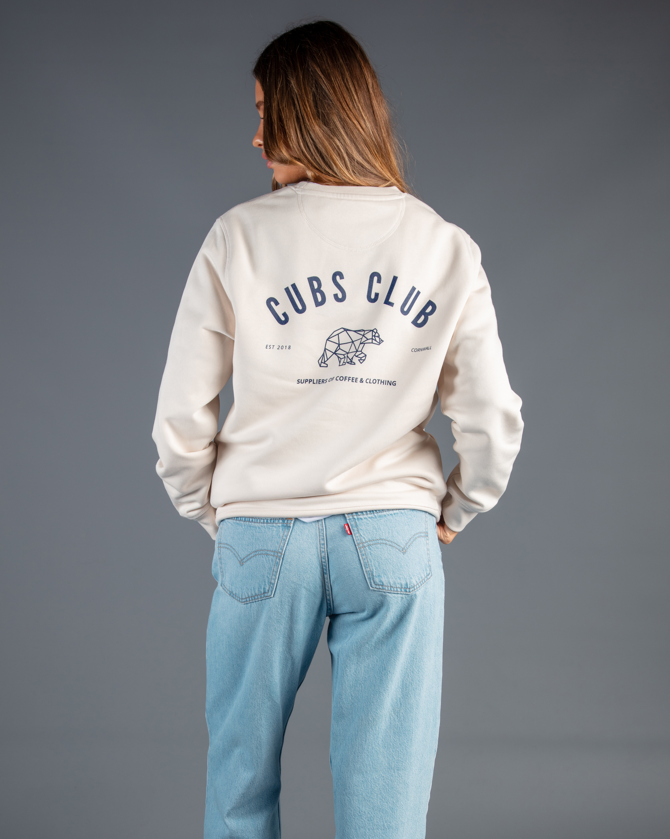 Cubs Club Sweatshirt - Vintage White