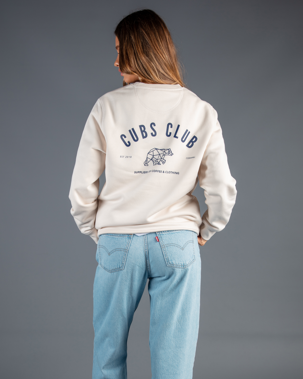 Cubs Club Sweatshirt - Vintage White, No.1 Cubs