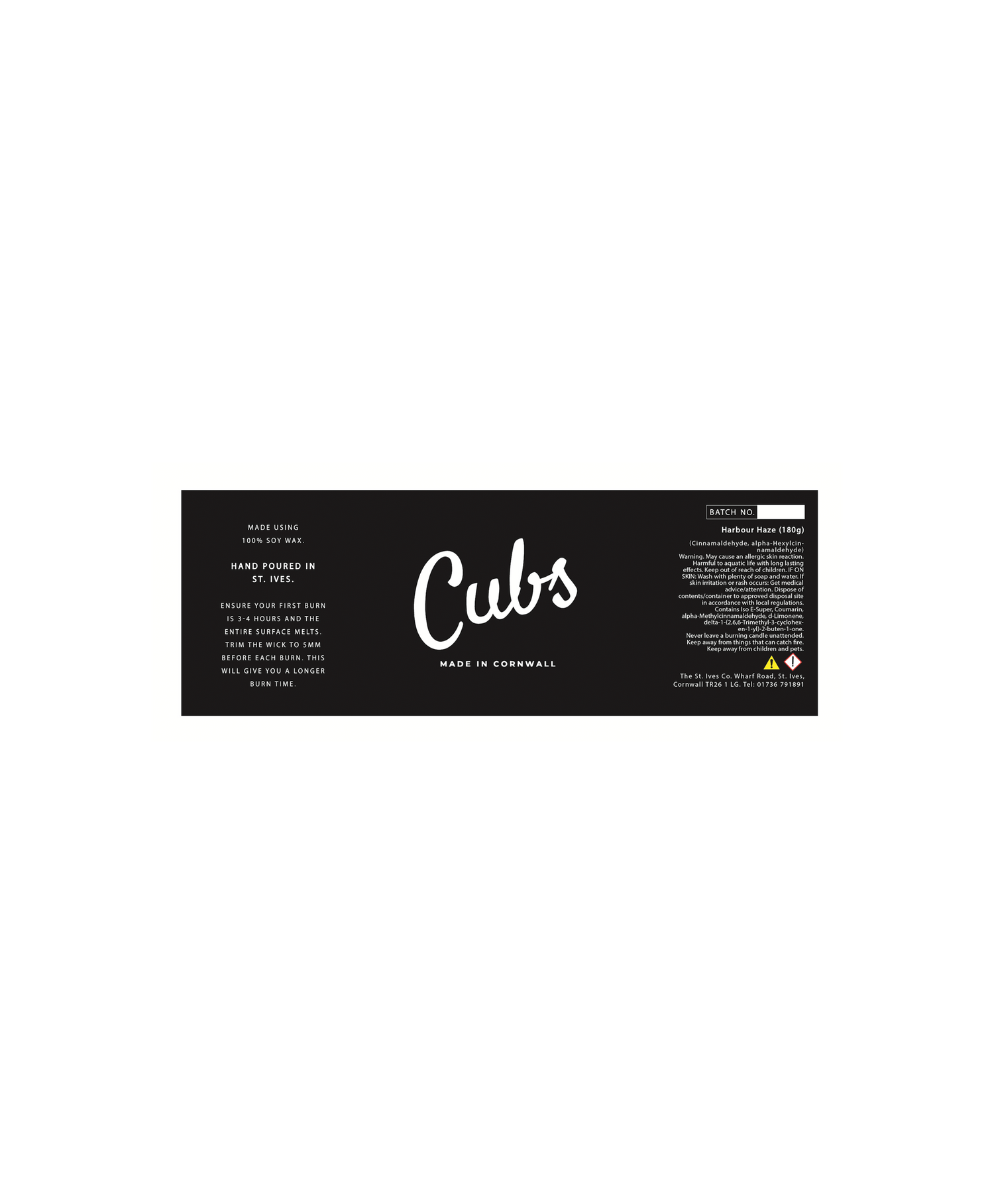 Cubs Candle "Harbour Haze"