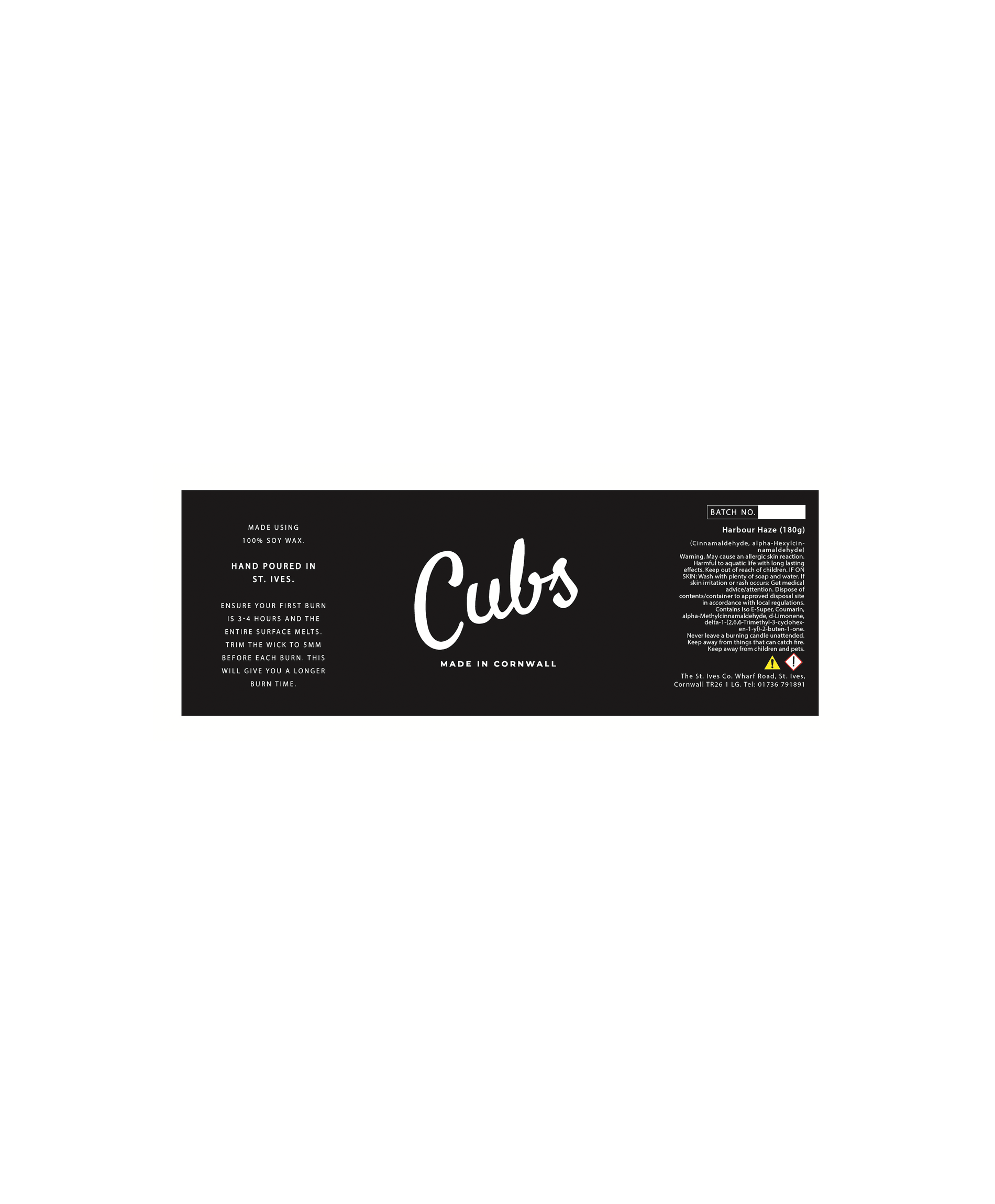 Cubs Candle "Harbour Haze"
