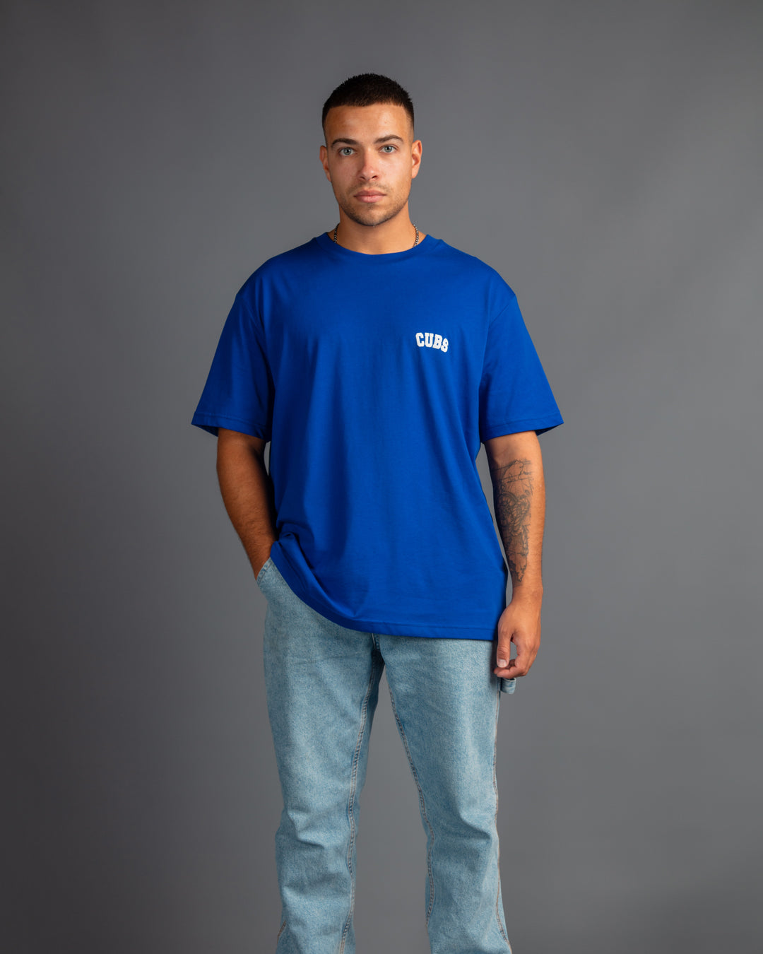 College Jnr T-Shirt - Royal Blue
