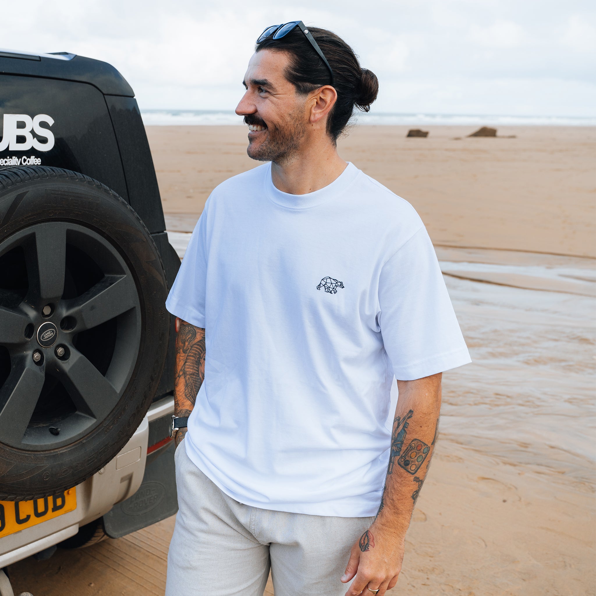 Polybear Heavyweight Relaxed T-Shirt - White