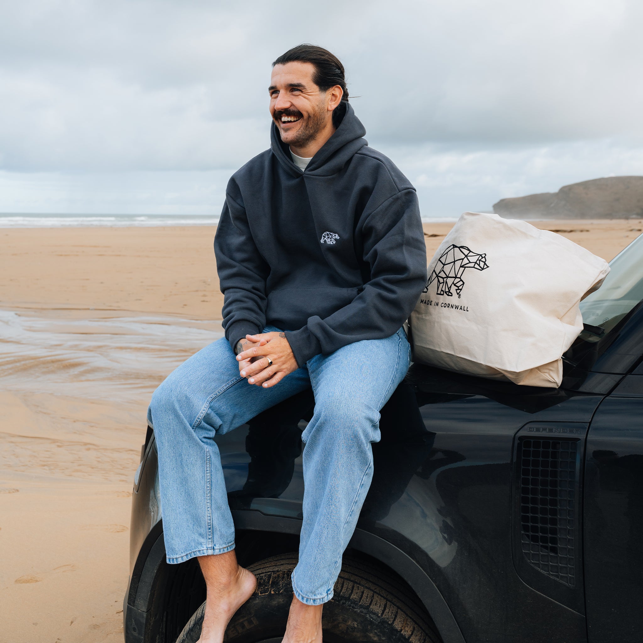 Polybear Heavyweight Hoodie - Slate Grey