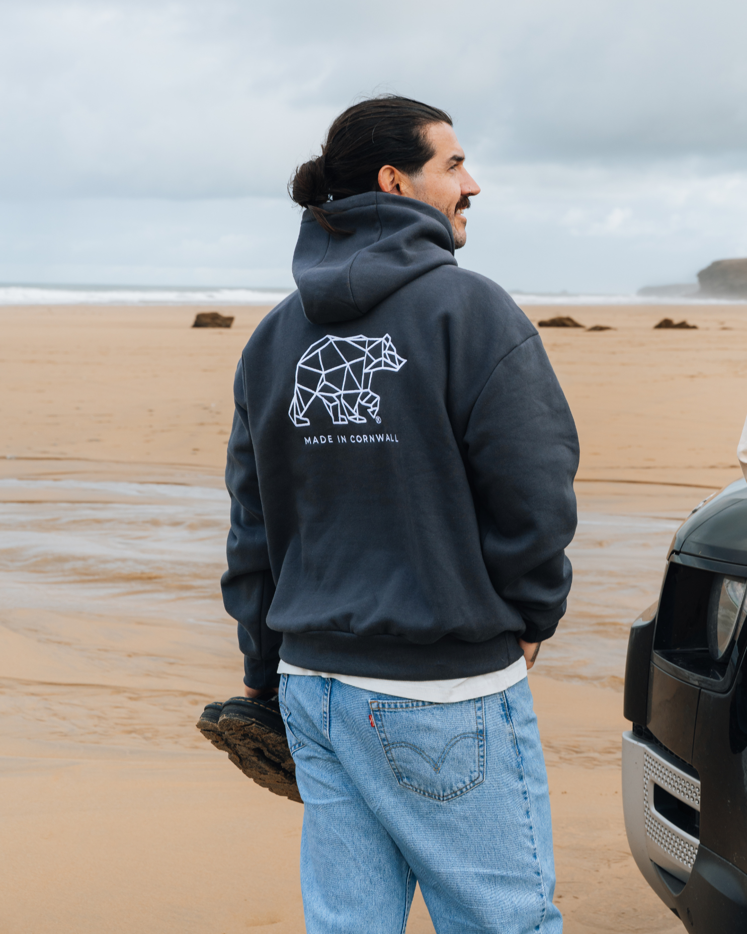 Polybear Heavyweight Hoodie - Slate Grey