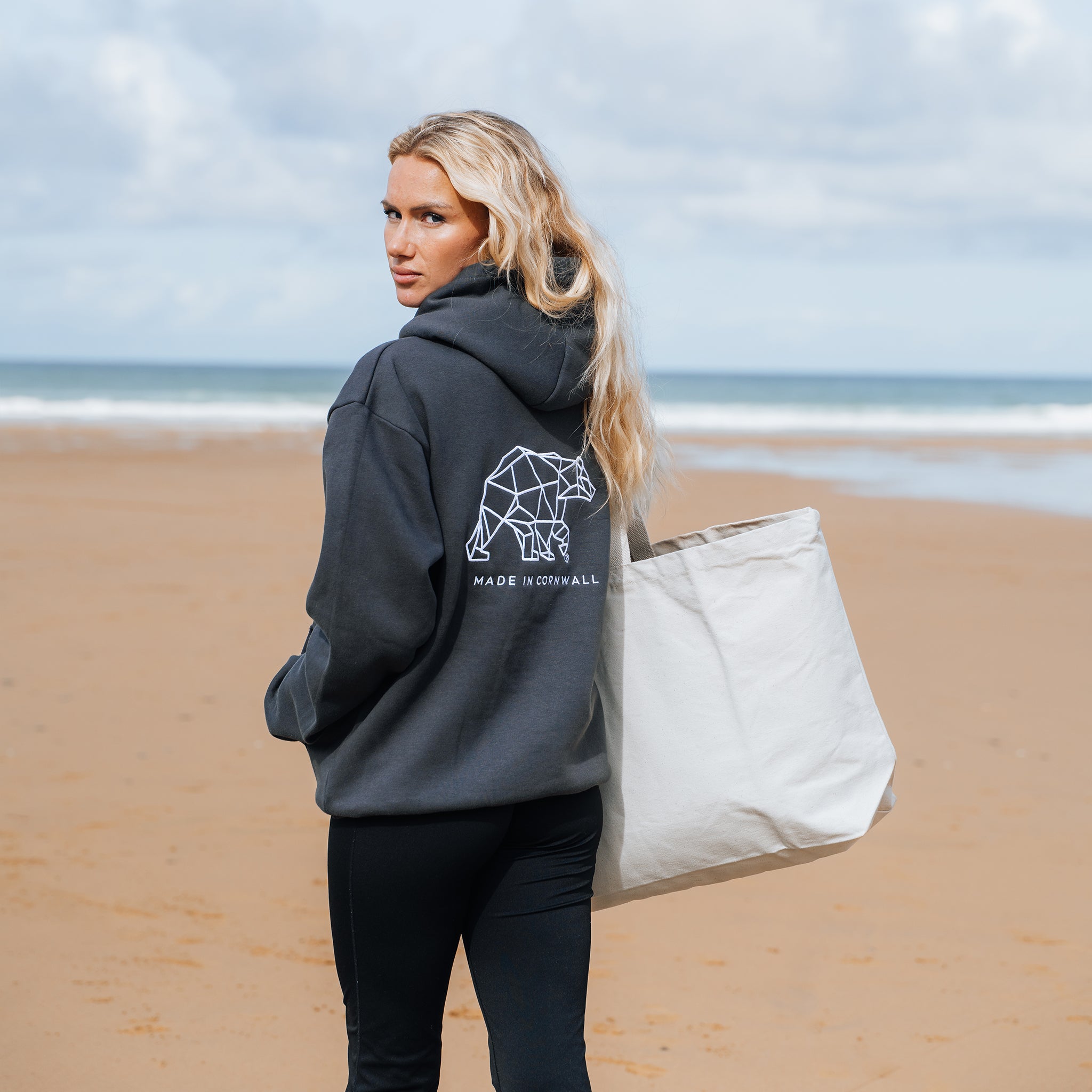 Polybear Heavyweight Hoodie - Slate Grey