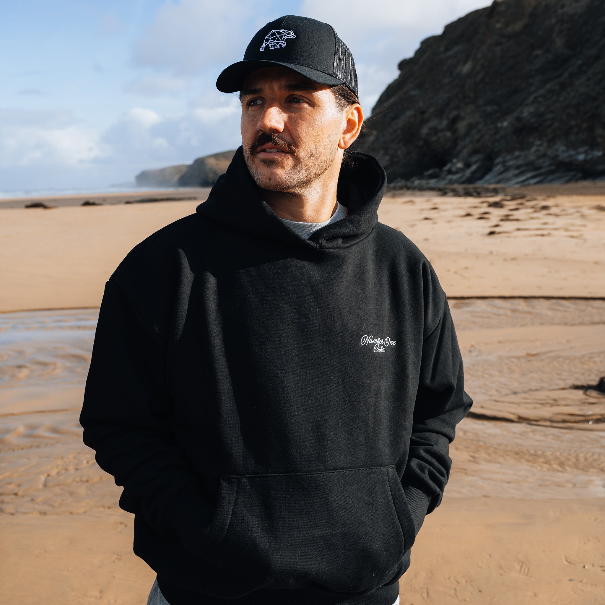 Written Black Hoodie