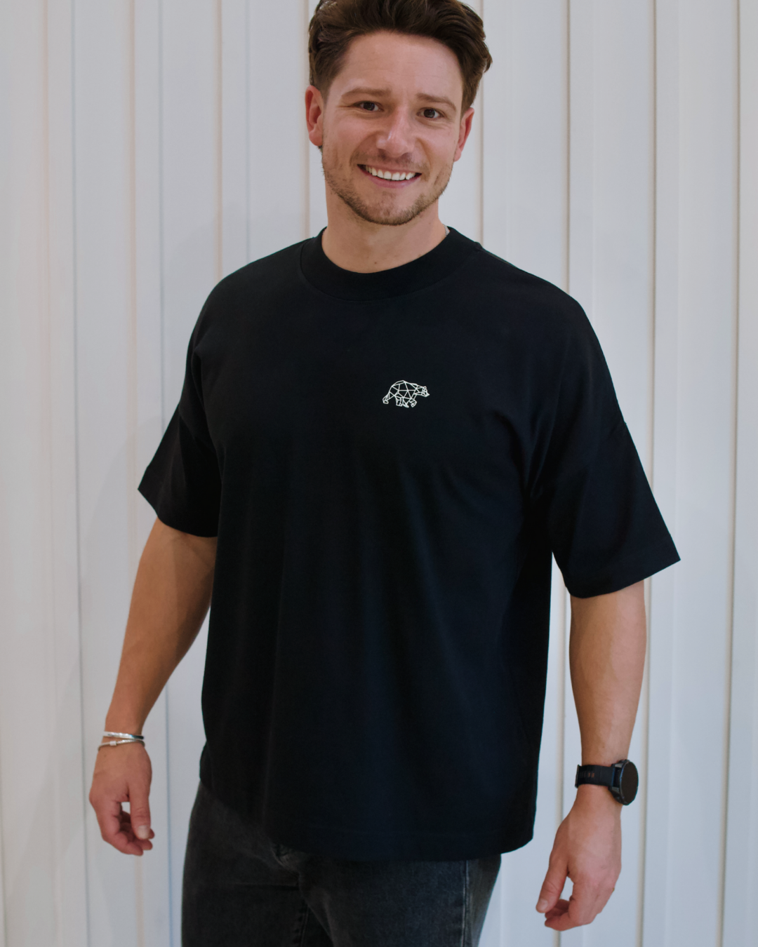 Polybear T-Shirt- Black / Cream