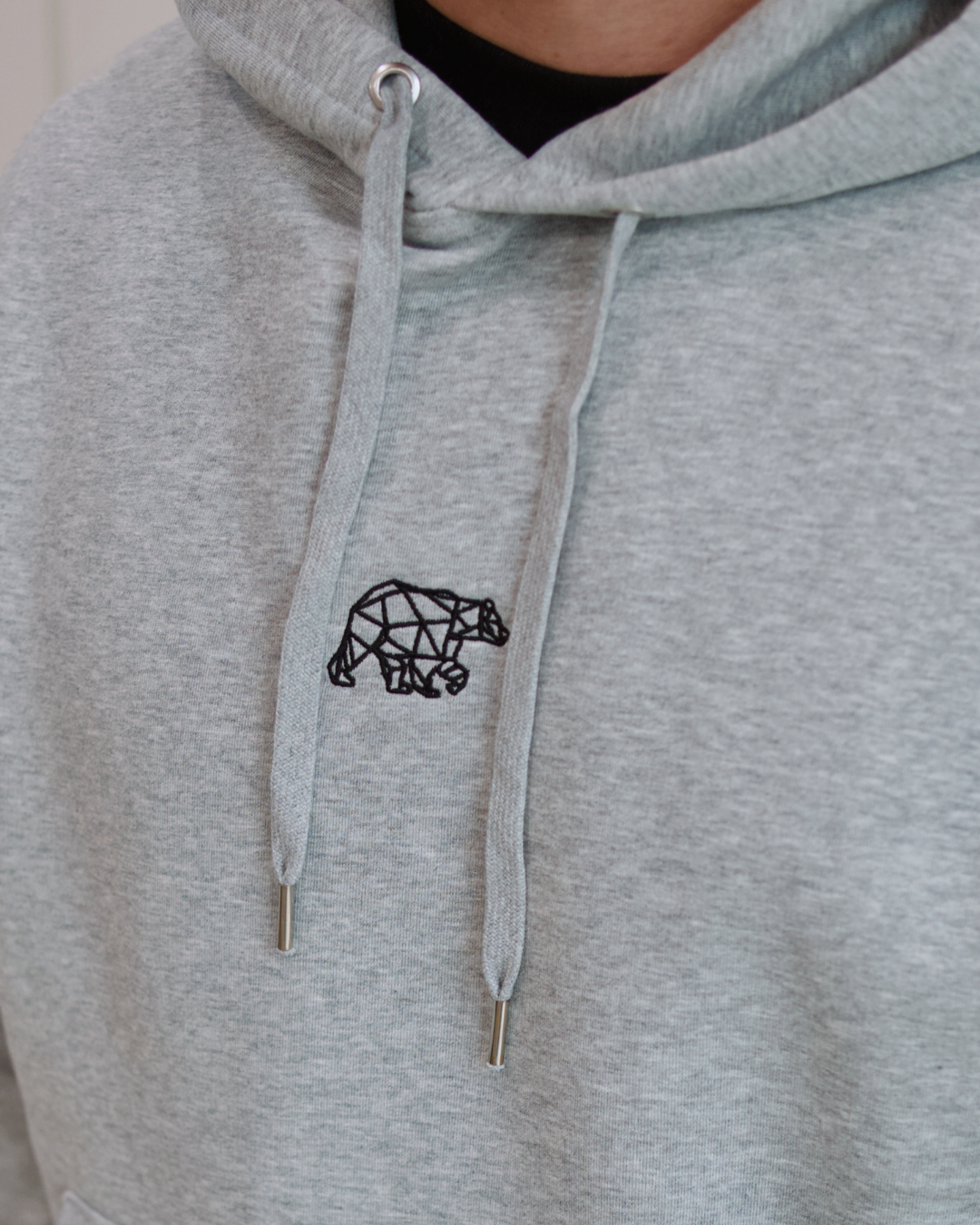 Bear Basic Heavyweight Hoodie - Grey