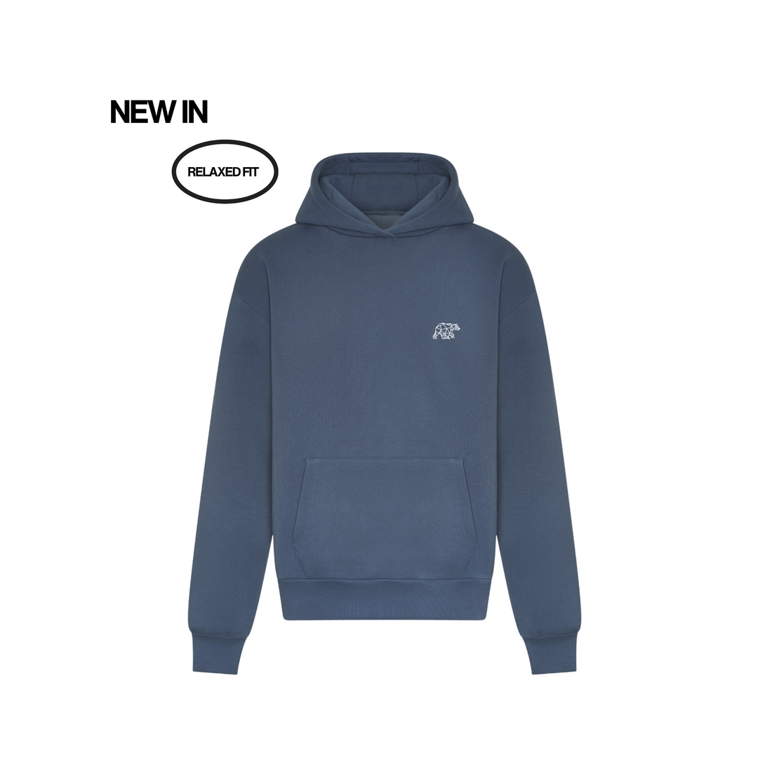 Polybear Vintage Blue Hoodie