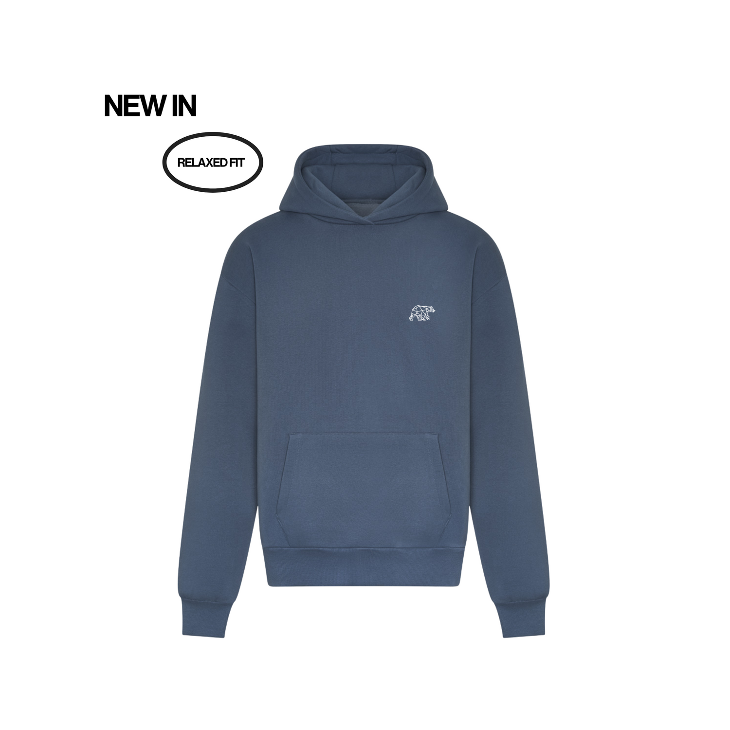 Polybear Vintage Blue Hoodie