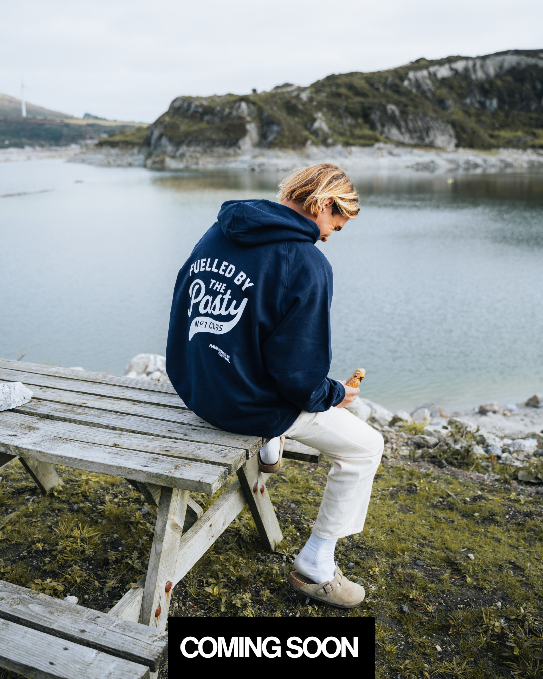 Fuelled By Pasty Navy Hoodie