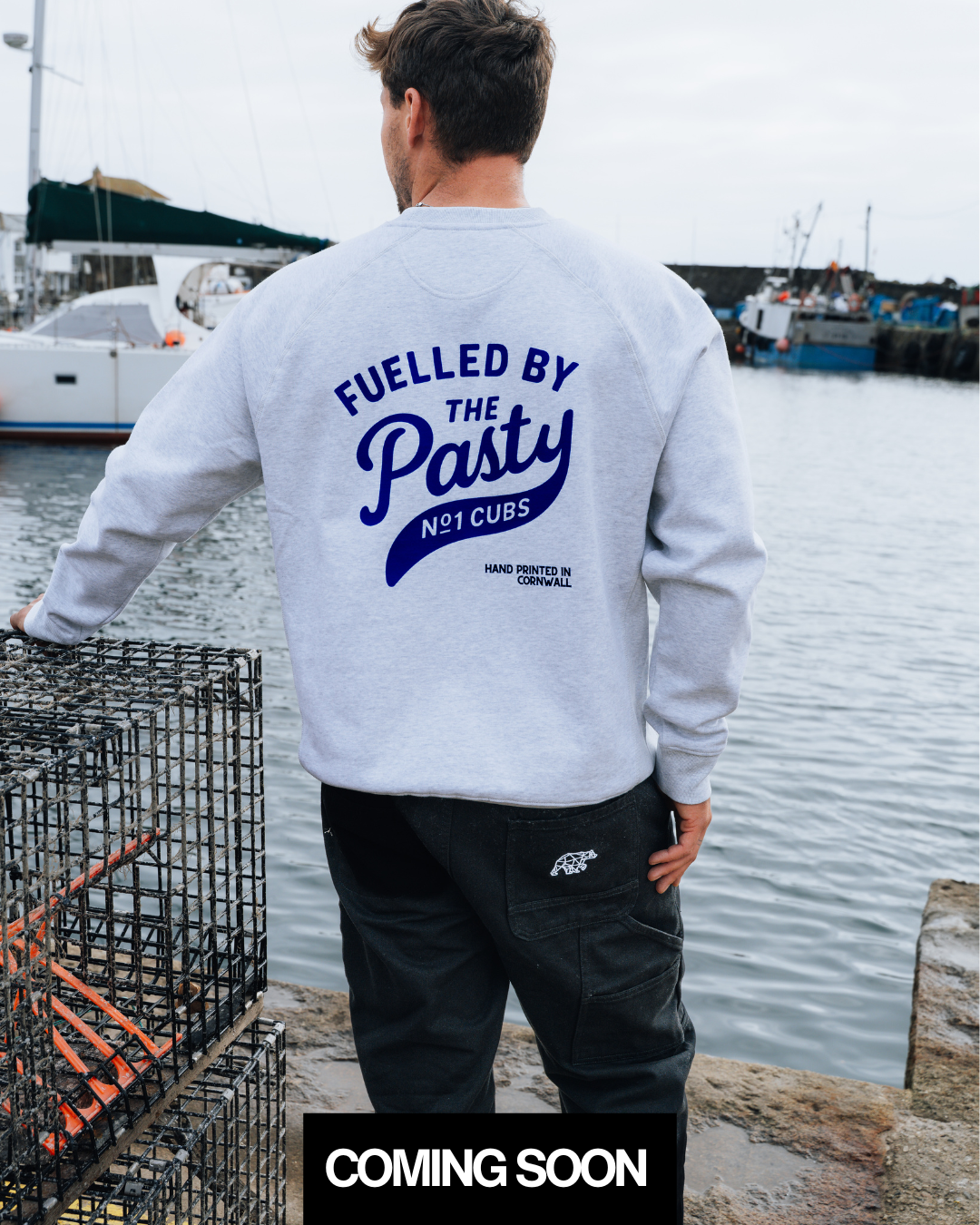 Fuelled By Pasty Ash Grey Sweatshirt
