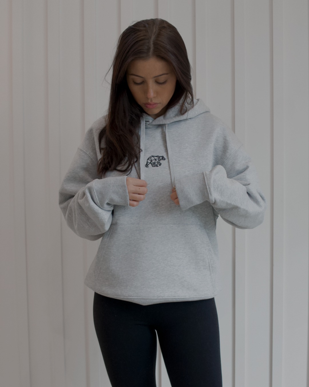 Bear Basic Heavyweight Hoodie - Grey