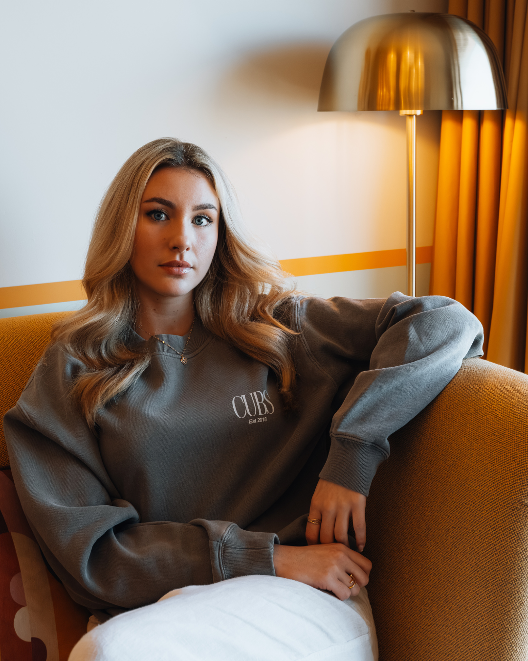 Coffee Club Washed Brown Sweatshirt