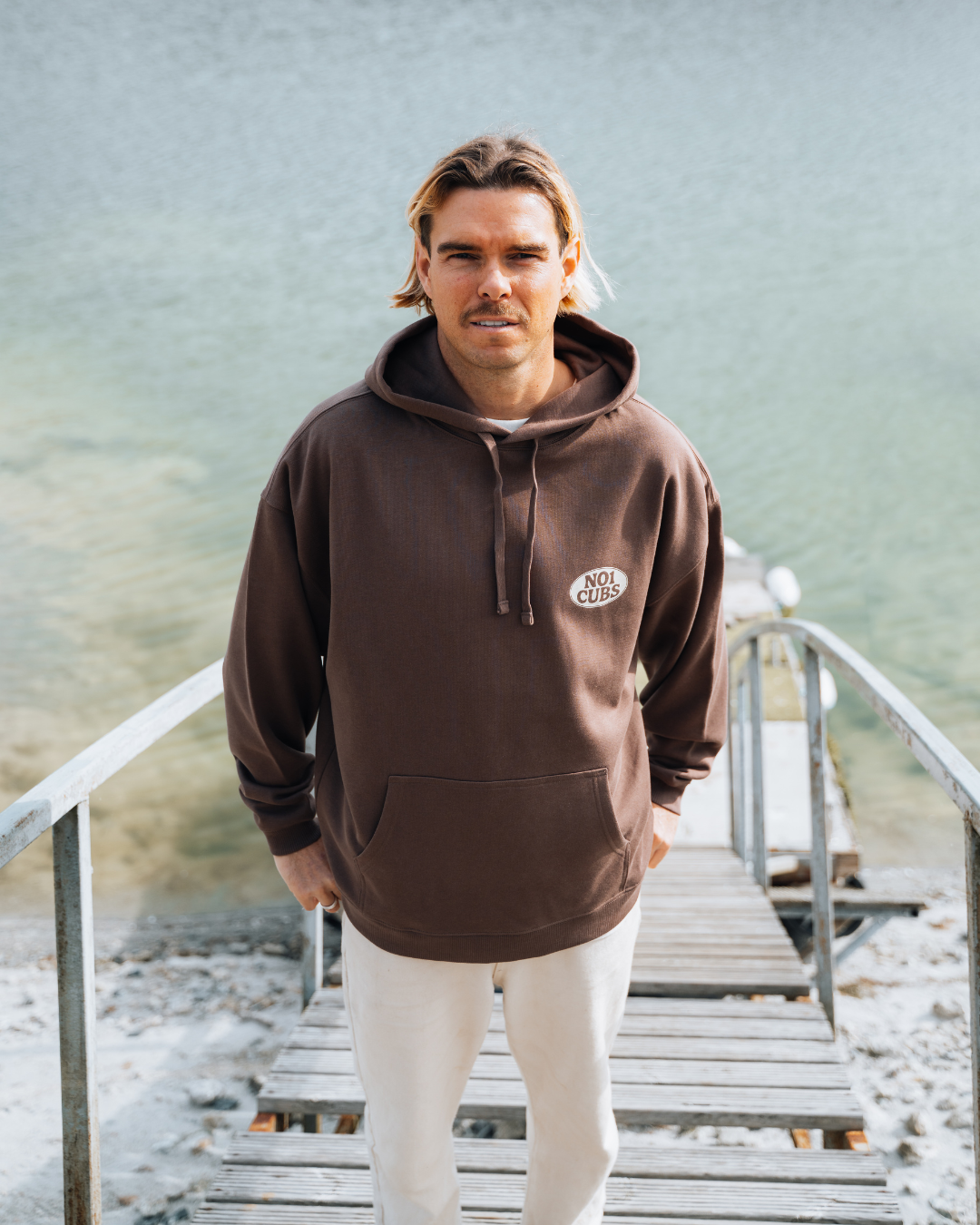 Oval Brown Hoodie