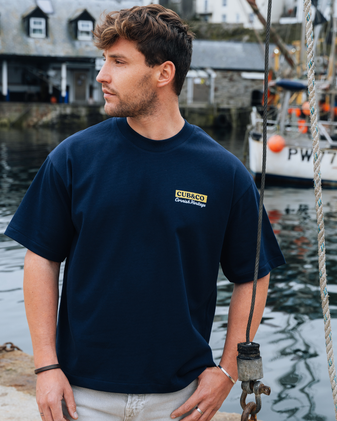 Atlantic Seas Navy T-Shirt