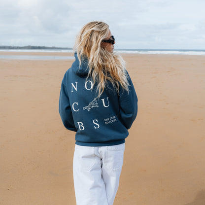 3 Tier Vintage Blue Hoodie