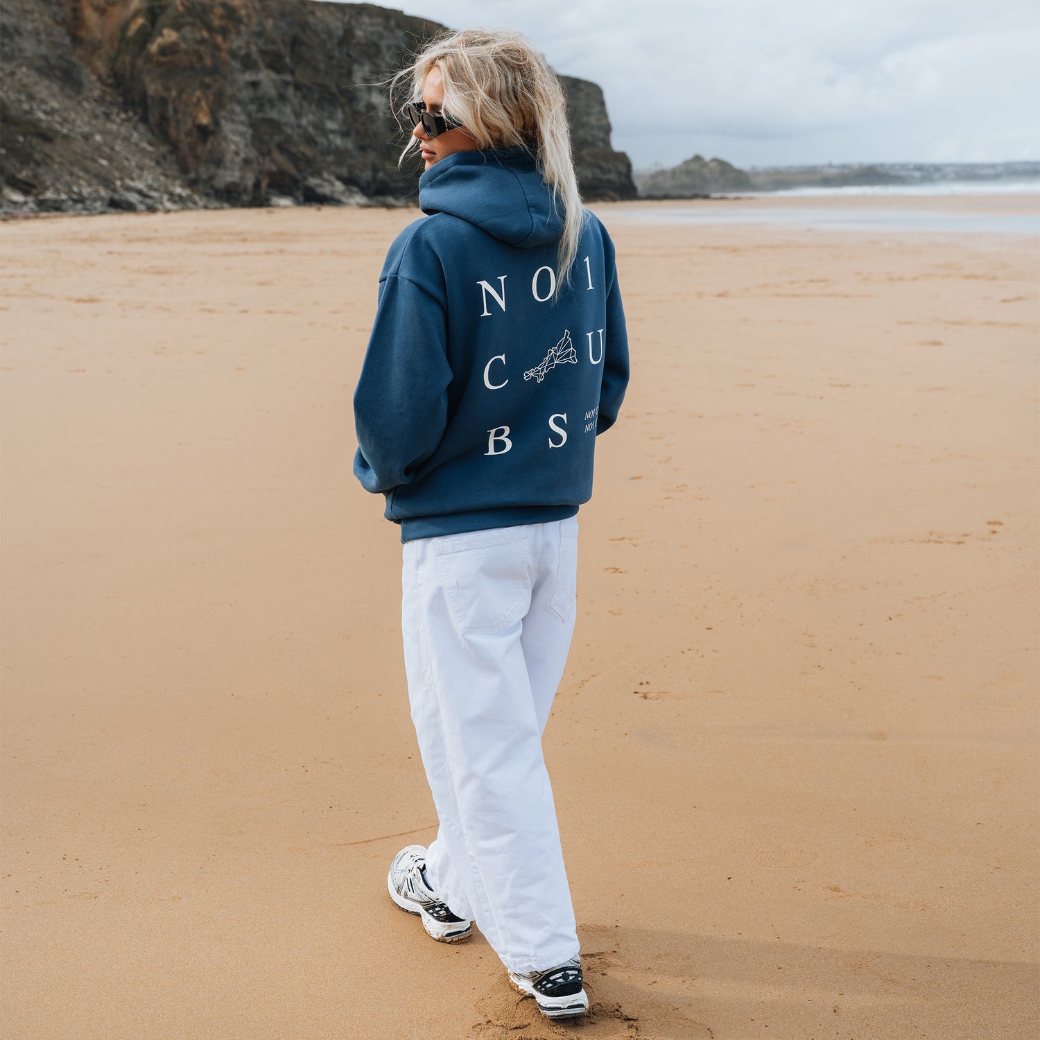 3 Tier Vintage Blue Hoodie