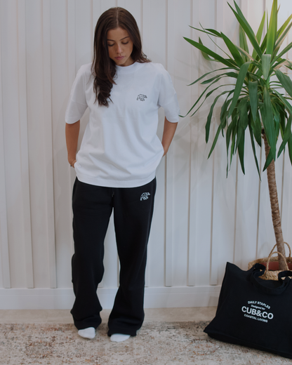 Polybear T-Shirt- White / Brown