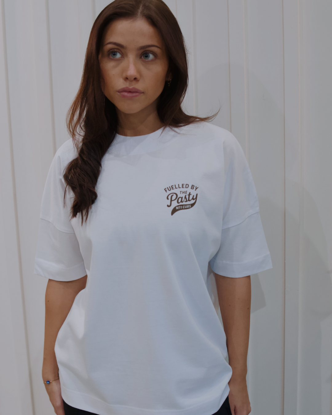 Pasty T-Shirt - White / Brown