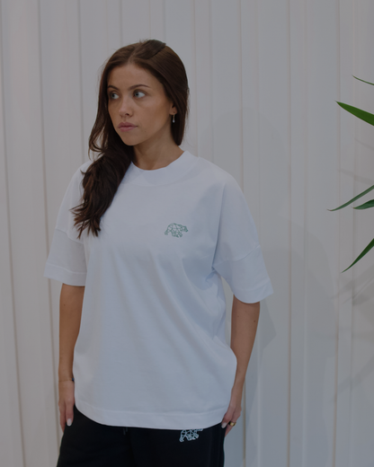 3Tier T-Shirt - White / Green