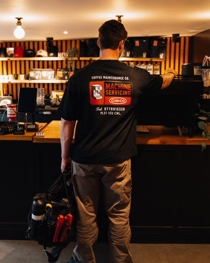Coffee Maintenance Black T-Shirt