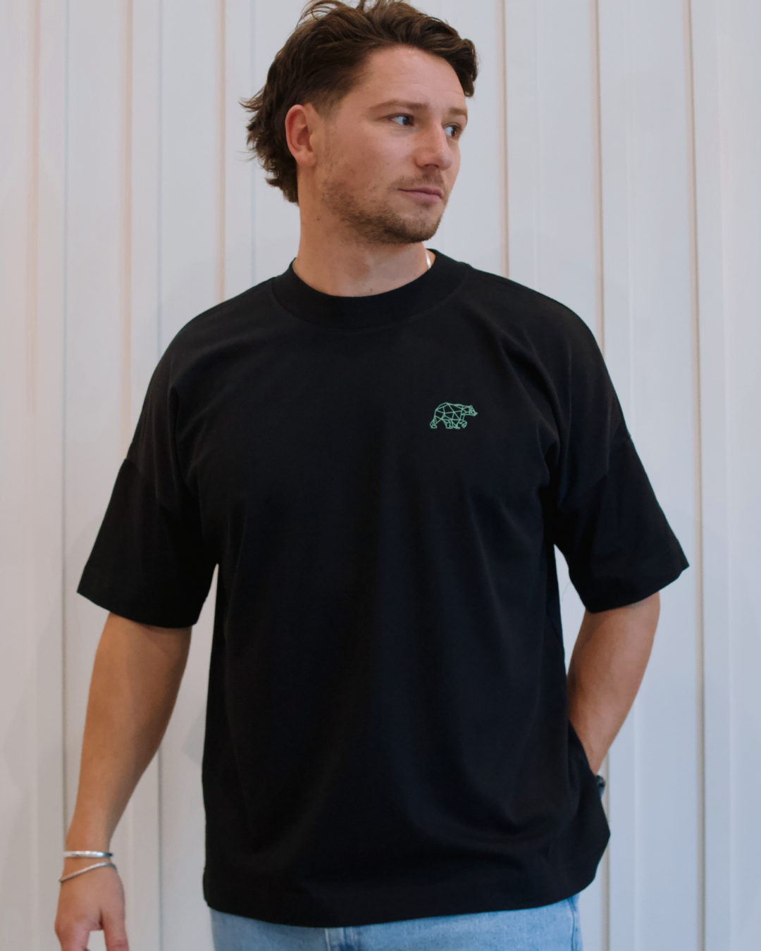 Polybear T-Shirt- Black / Green